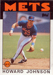 1986 Topps Baseball Cards      751     Howard Johnson